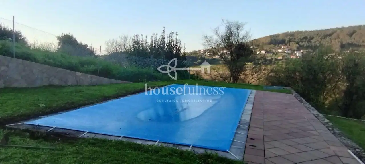 Swimming pool of Country homes for sale in Ferrol  with Heating, Private garden and Swimming Pool