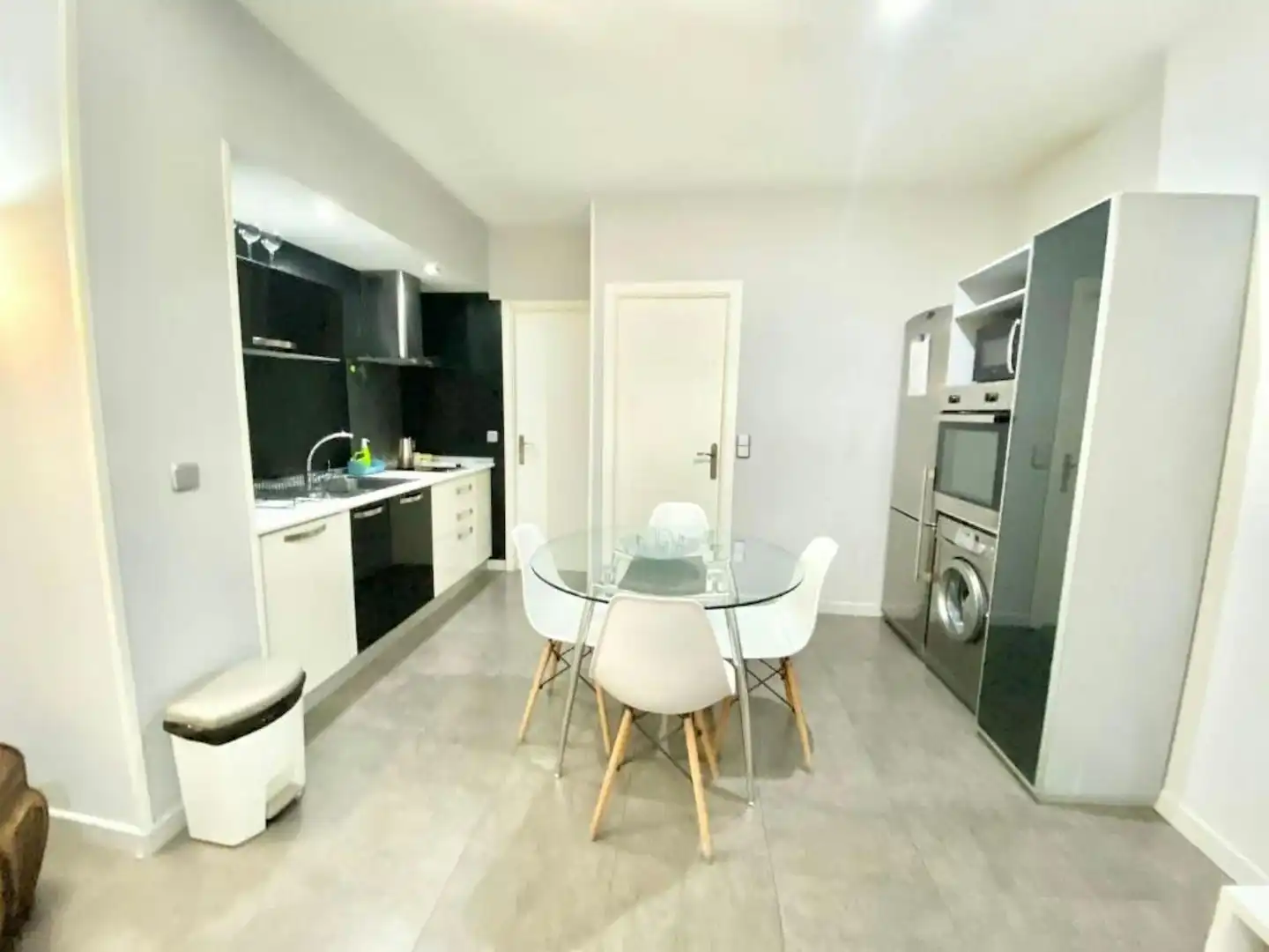 Kitchen of Flat for rent in Madrid  with Air Conditioner, Heating and Furnished