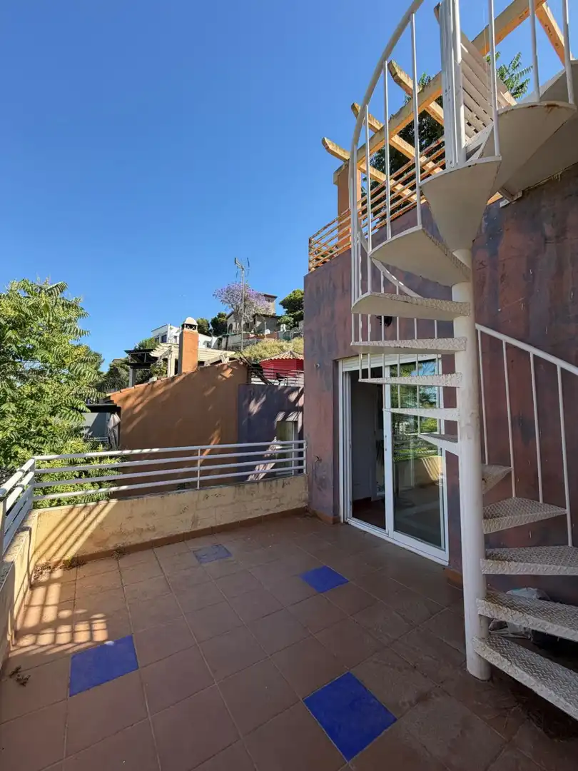 Balcony of Houses for sale in Torremolinos  with Air Conditioner, Heating and Private garden