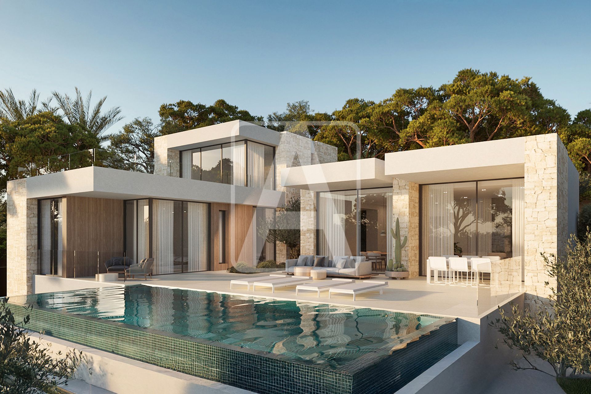 Exterior view of House or chalet for sale in Benissa  with Air Conditioner, Heating and Private garden