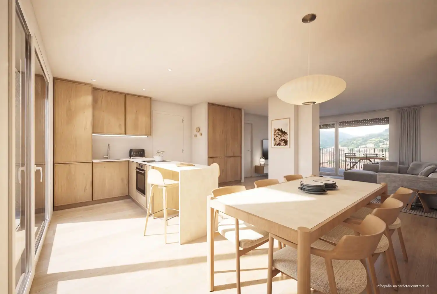 Cocina de Piso en venta en Balmaseda con Terraza y Trastero