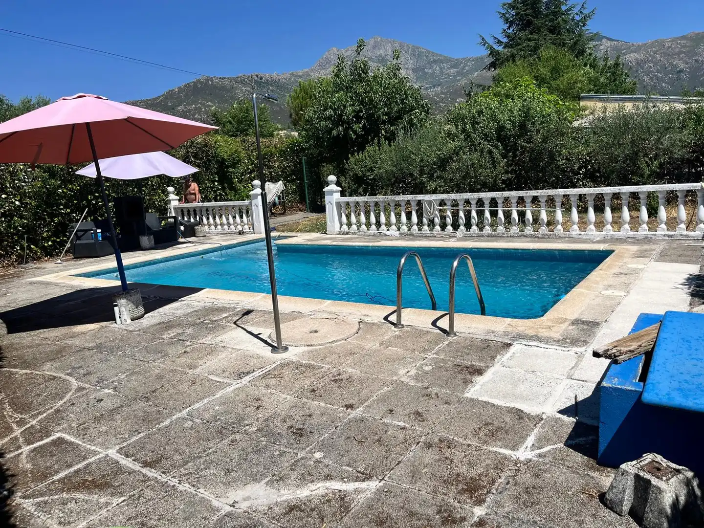 Piscina de Casa o chalet en venta en El Boalo - Cerceda – Mataelpino con Jardín privado, Piscina y Amueblado