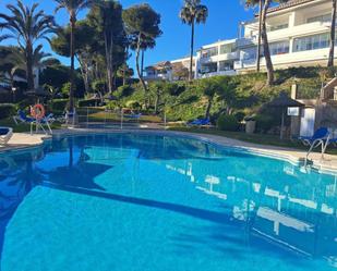 Swimming pool of Apartment to rent in Mijas  with Air Conditioner, Heating and Terrace