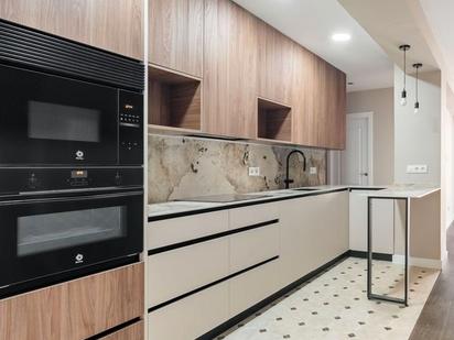 Kitchen of Flat for sale in  Madrid Capital  with Air Conditioner, Heating and Terrace