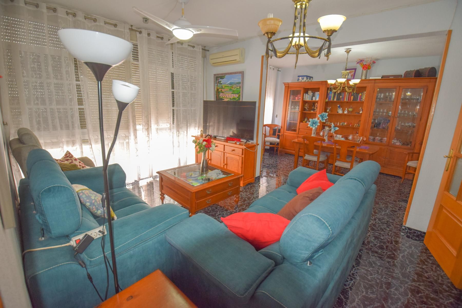 Sala d'estar de Pis en venda en Cartagena amb Aire condicionat