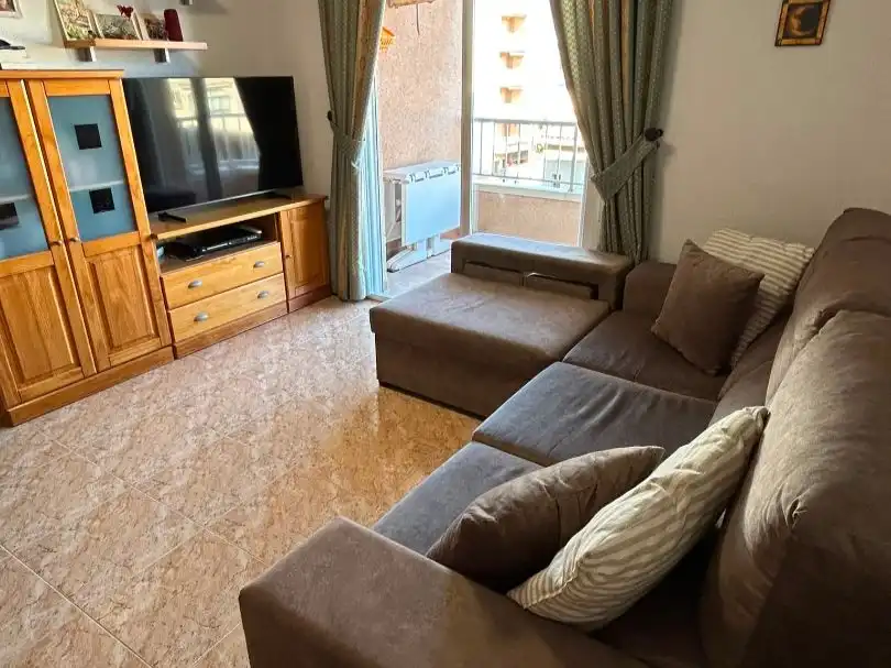 Sala d'estar de Pis de lloguer en Guardamar del Segura amb Aire condicionat, Calefacció i Terrassa