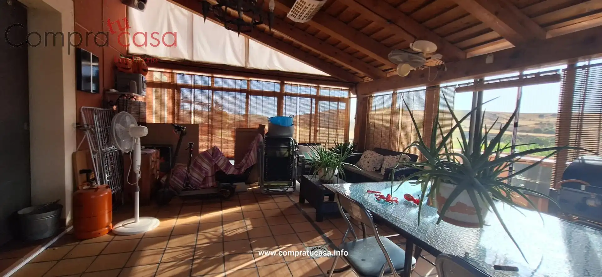 Terraza de Casa adosada en venta en Los Huertos, Segovia
