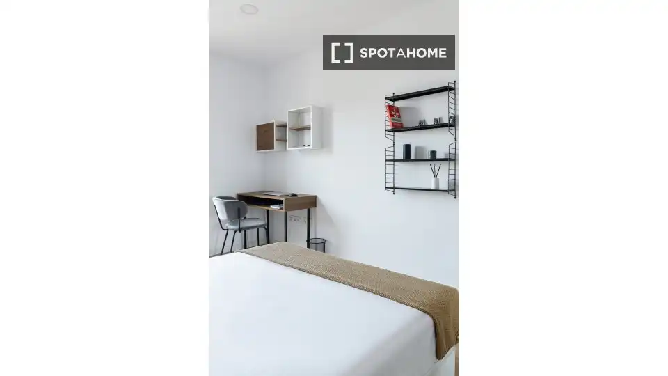 Bedroom of Flat for rent in Barcelona  with Air Conditioner, Heating and Furnished