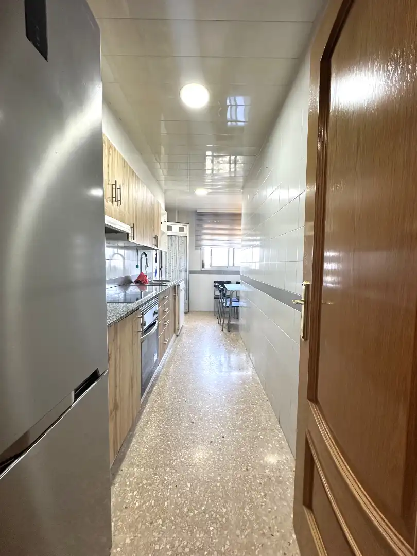 Kitchen of Flat for sale in Badalona  with Air Conditioner, Heating and Parquet flooring