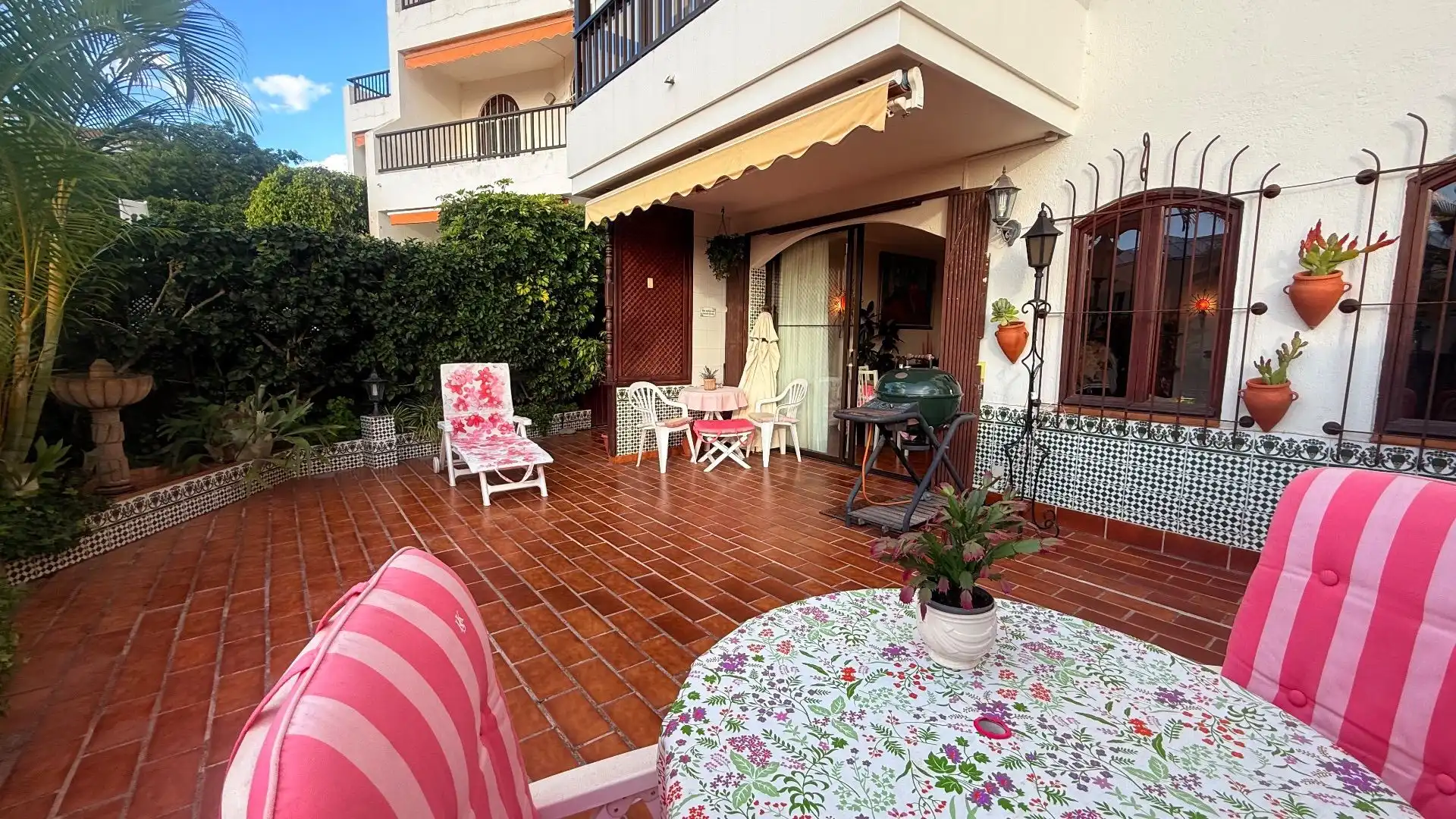 Terraza de Apartamento en venta en Puerto de la Cruz con Jardín privado, Trastero y Amueblado