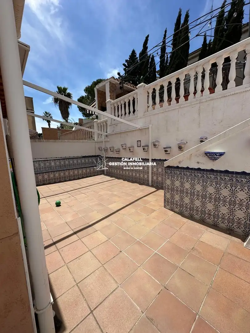 Terraza de Casa o chalet en venta en Calafell con Aire acondicionado, Jardín privado y Terraza