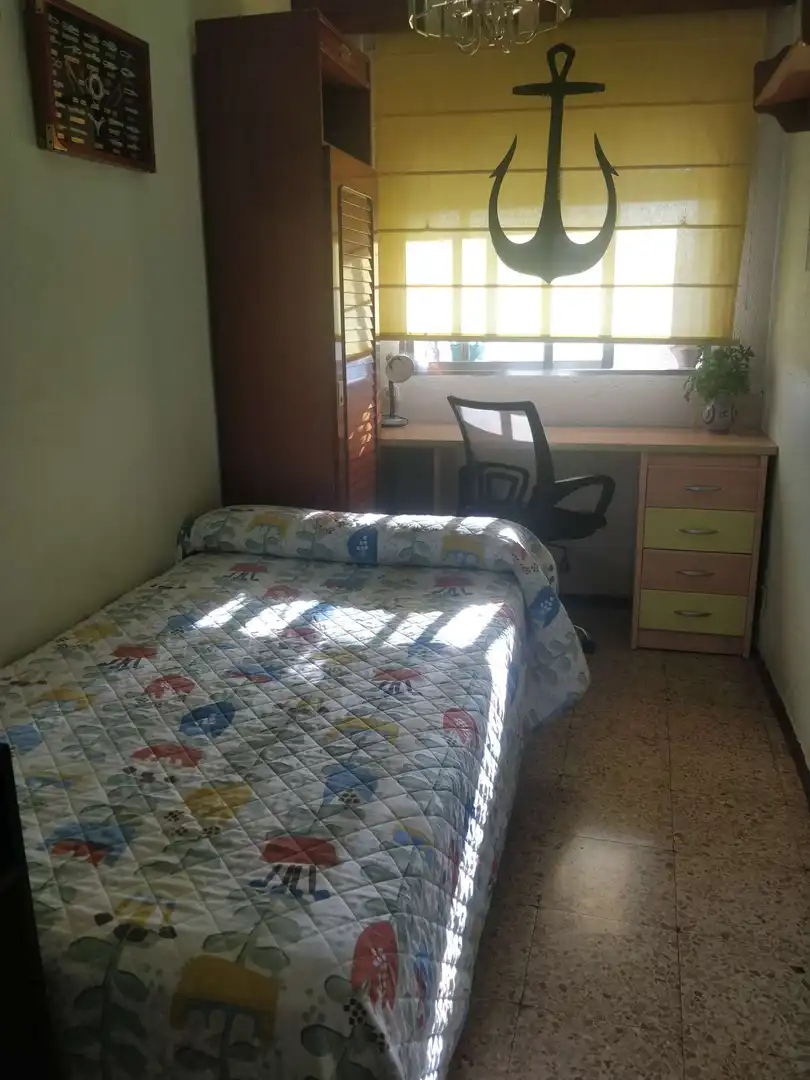 Schlafzimmer von Wohnung zur untervermieten in Alcorcón mit Klimaanlage, Terrasse und Möbliert
