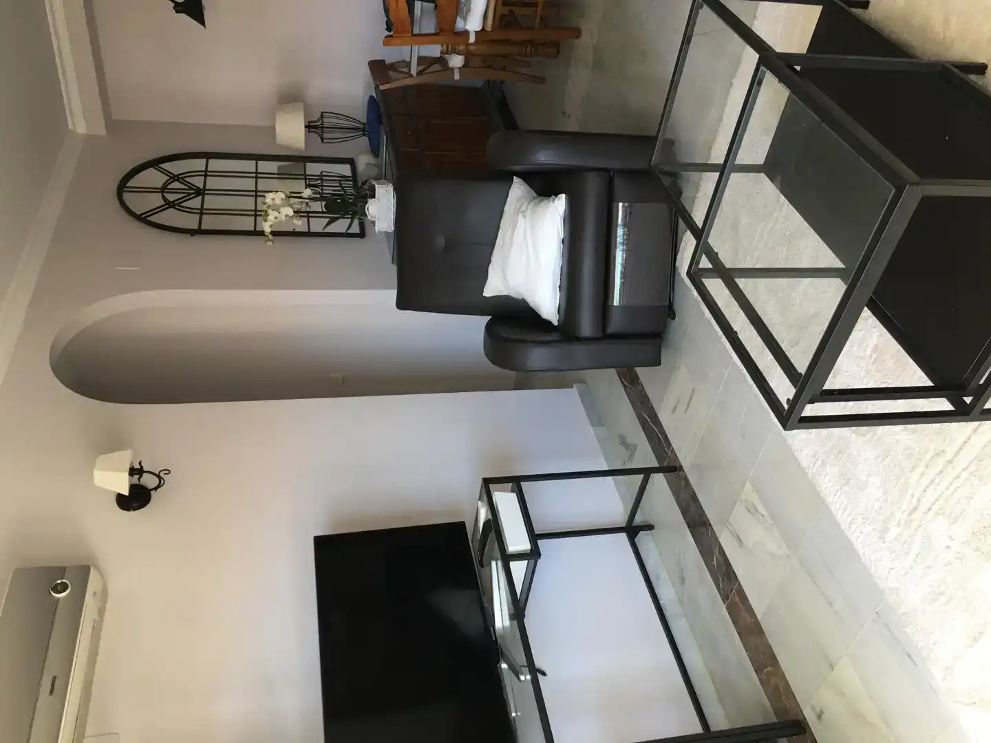Wohnzimmer von Wohnung zur Miete in Rota mit Klimaanlage, Privatgarten und Schwimmbad