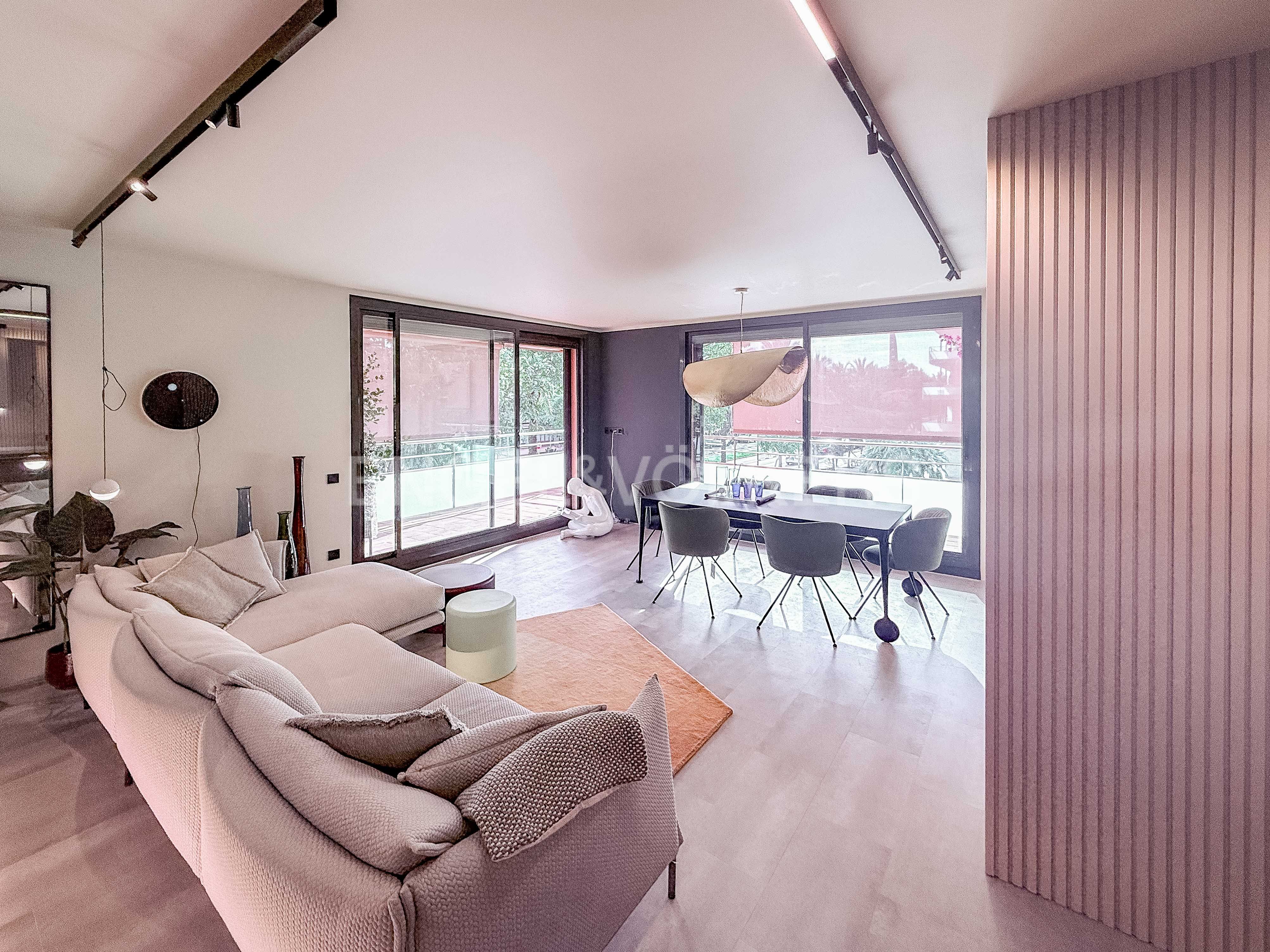 Sala d'estar de Apartament de lloguer en Gavà amb Aire condicionat, Calefacció i Piscina