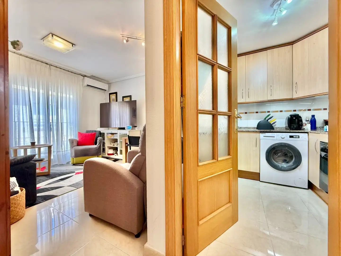 Sala de estar de Piso en venta en San Pedro del Pinatar con Aire acondicionado, Trastero y Horno