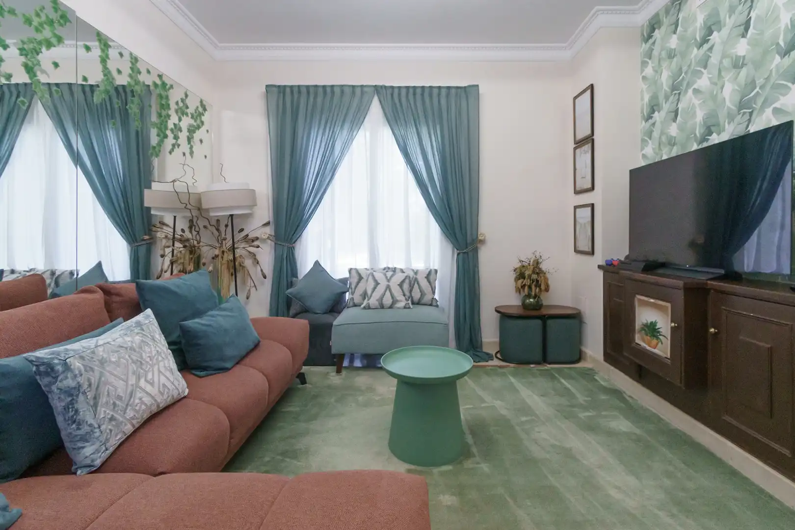Sala de estar de Casa o chalet en venta en Marbella con Aire acondicionado, Jardín privado y Terraza