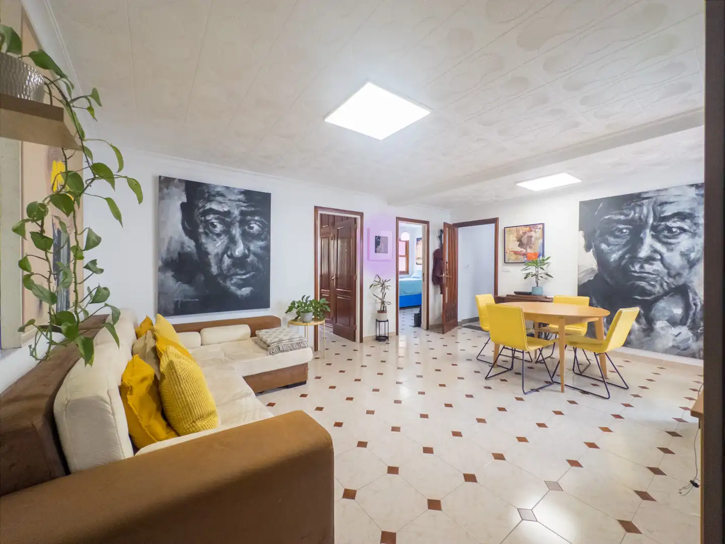 Living room of Houses for sale in San Cristóbal de la Laguna  with Terrace, Storage room and Furnished