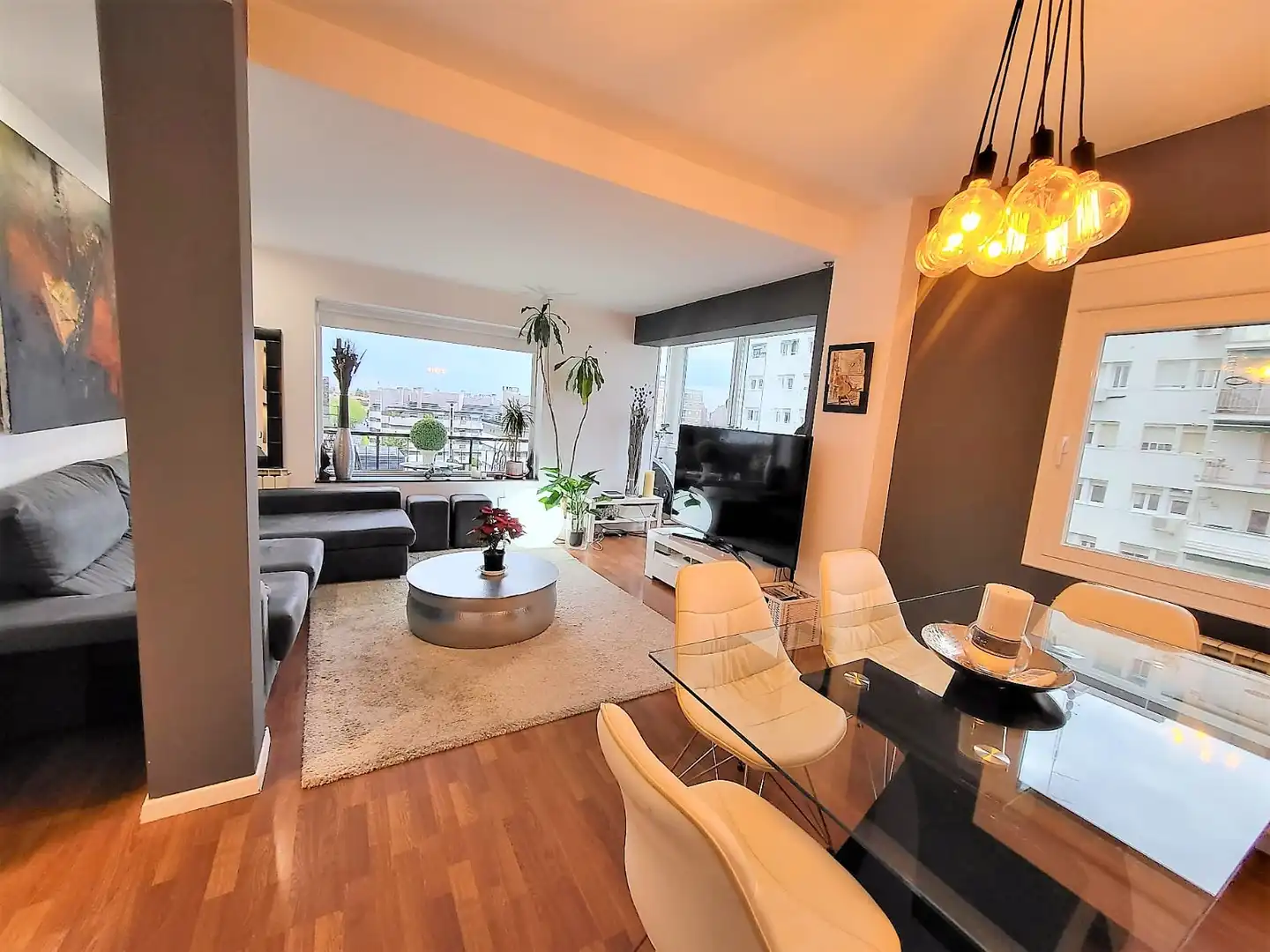 Sala de estar de Piso de alquiler en Madrid con Aire acondicionado, Calefacción y Terraza
