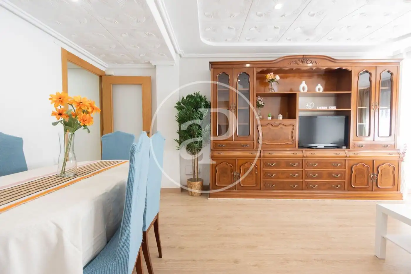 Comedor de Piso de alquiler en Valencia con Aire acondicionado, Calefacción y Amueblado