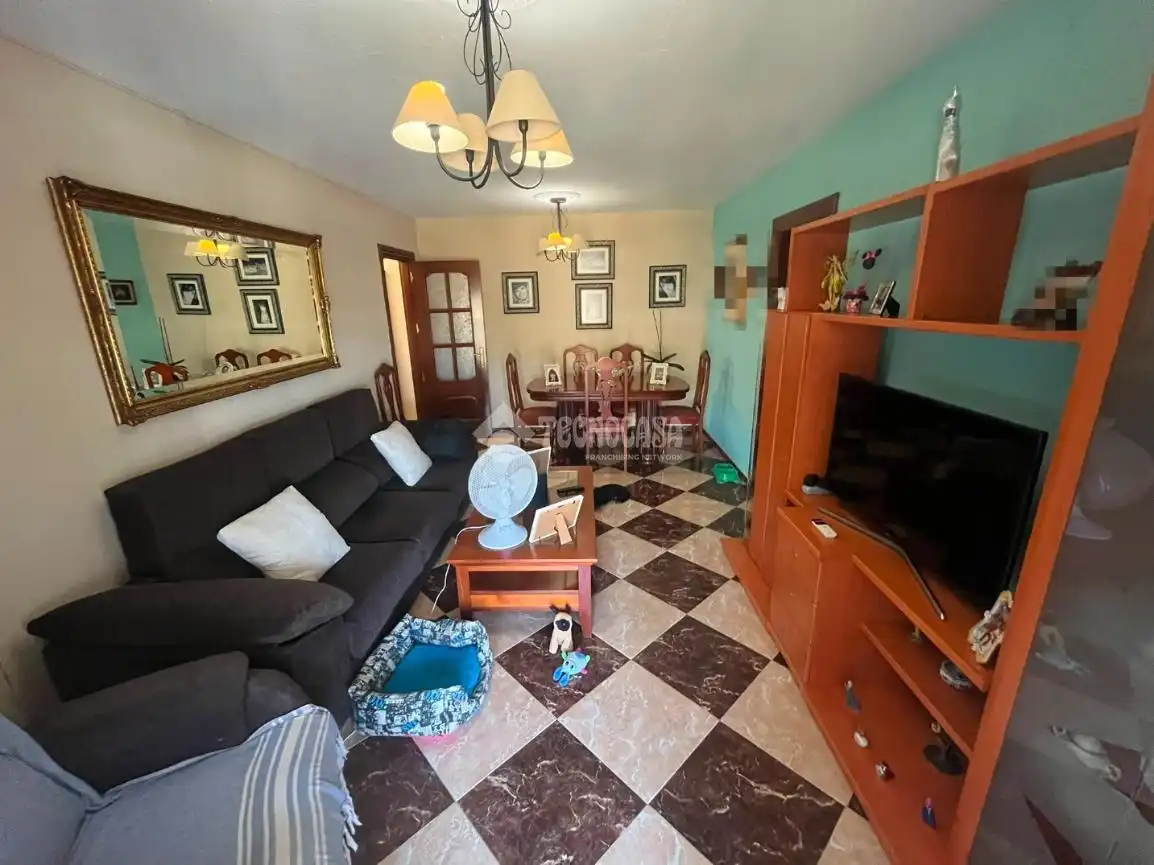 Sala de estar de Piso en venta en Málaga con Balcón
