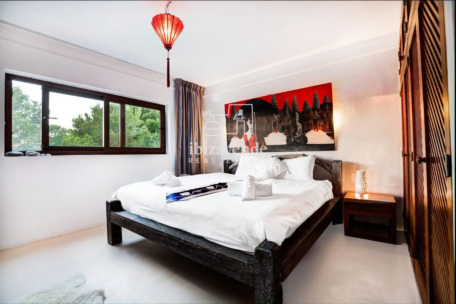 Bedroom of Houses for sale in Santa Eulària des Riu  with Air Conditioner, Private garden and Terrace