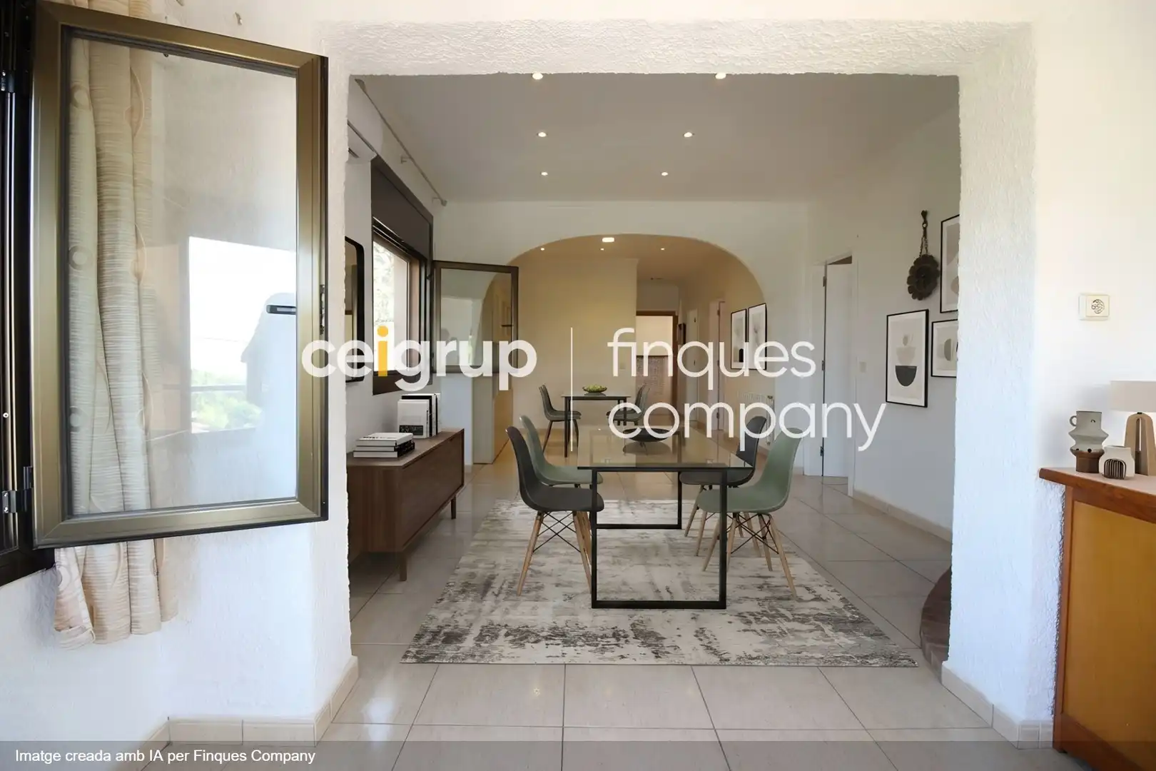 Dining room of Houses for sale in Roses  with Heating, Terrace and Storage room