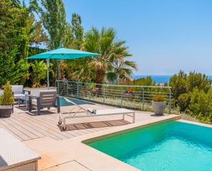 Swimming pool of House or chalet for sale in  Palma de Mallorca  with Air Conditioner, Terrace and Swimming Pool