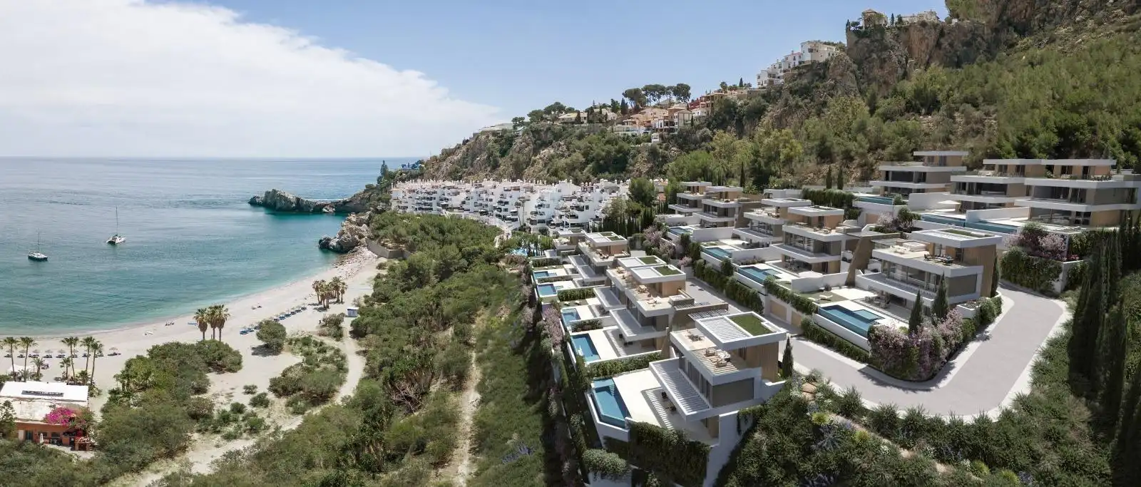 Vista exterior de Casa o chalet en venta en Almuñécar con Aire acondicionado, Calefacción y Jardín privado