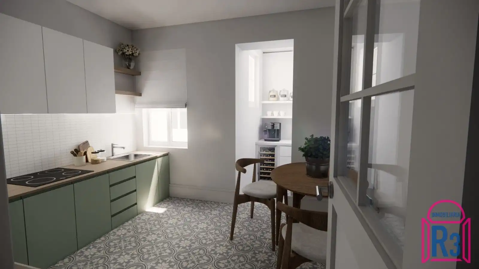 Küche von Wohnung zum Verkauf in León Capital 