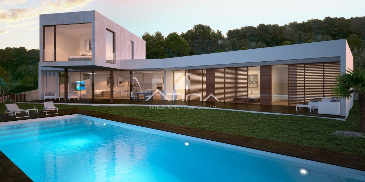 Vista exterior de Casa o chalet en venta en Jávea / Xàbia con Aire acondicionado, Calefacción y Jardín privado