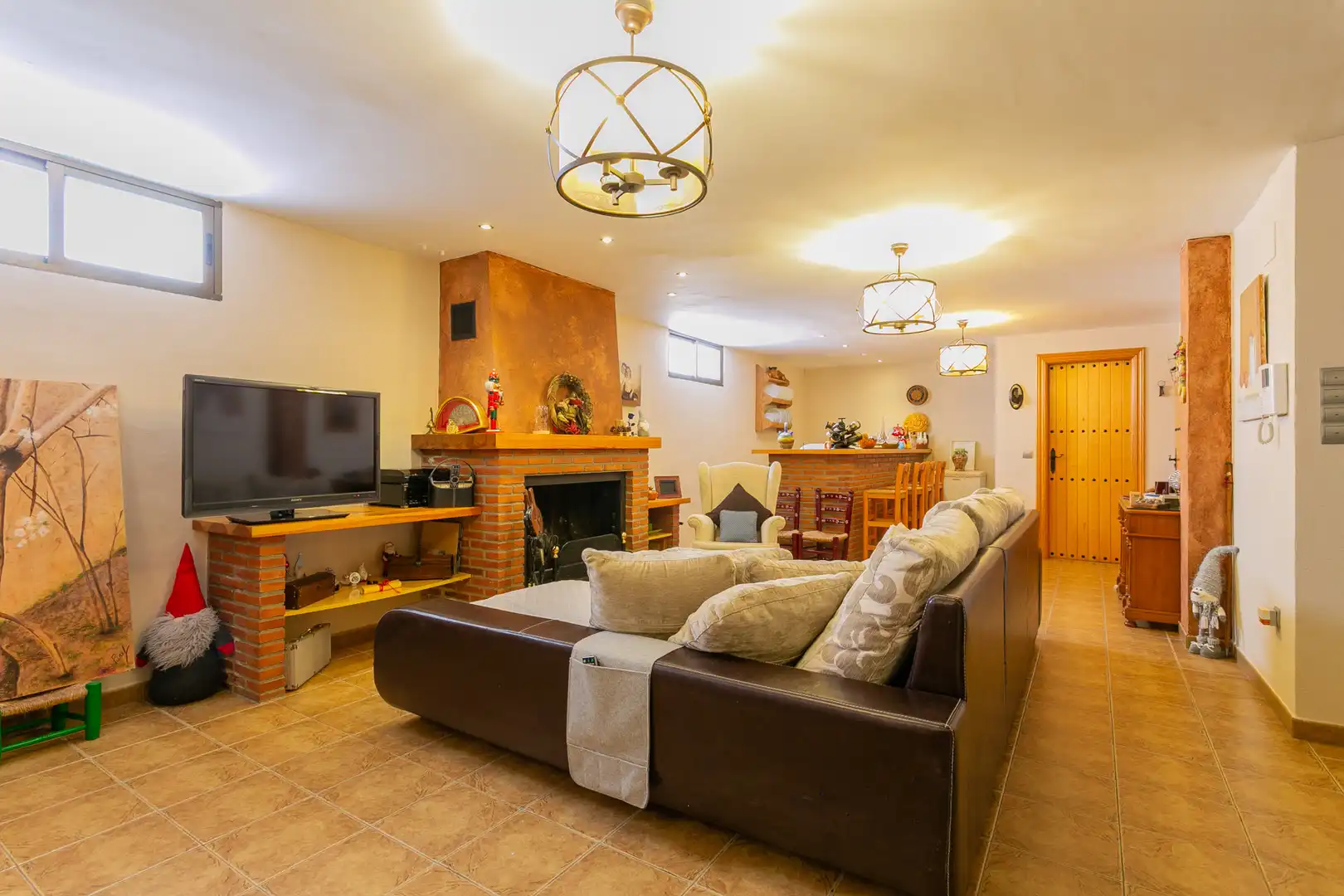 Sala de estar de Casa o chalet en venta en Albolote con Aire acondicionado, Calefacción y Terraza