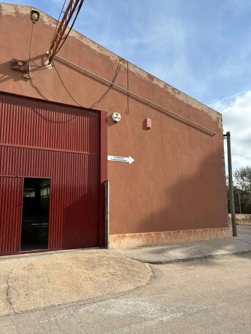 Vista exterior de Nave industrial de alquiler en Elche / Elx