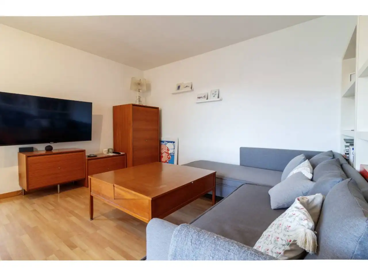 Living room of Attic for sale in Castelldefels  with Air Conditioner, Heating and Parquet flooring