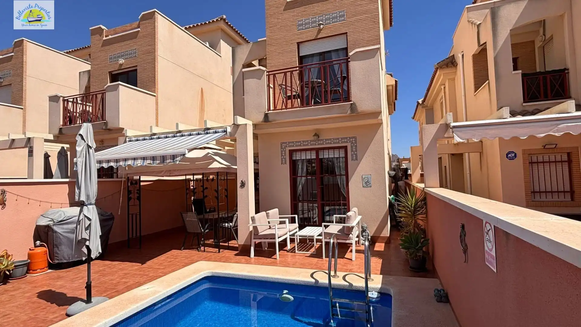 Terrassa de Casa o xalet en venda en Mazarrón amb Aire condicionat, Calefacció i Terrassa