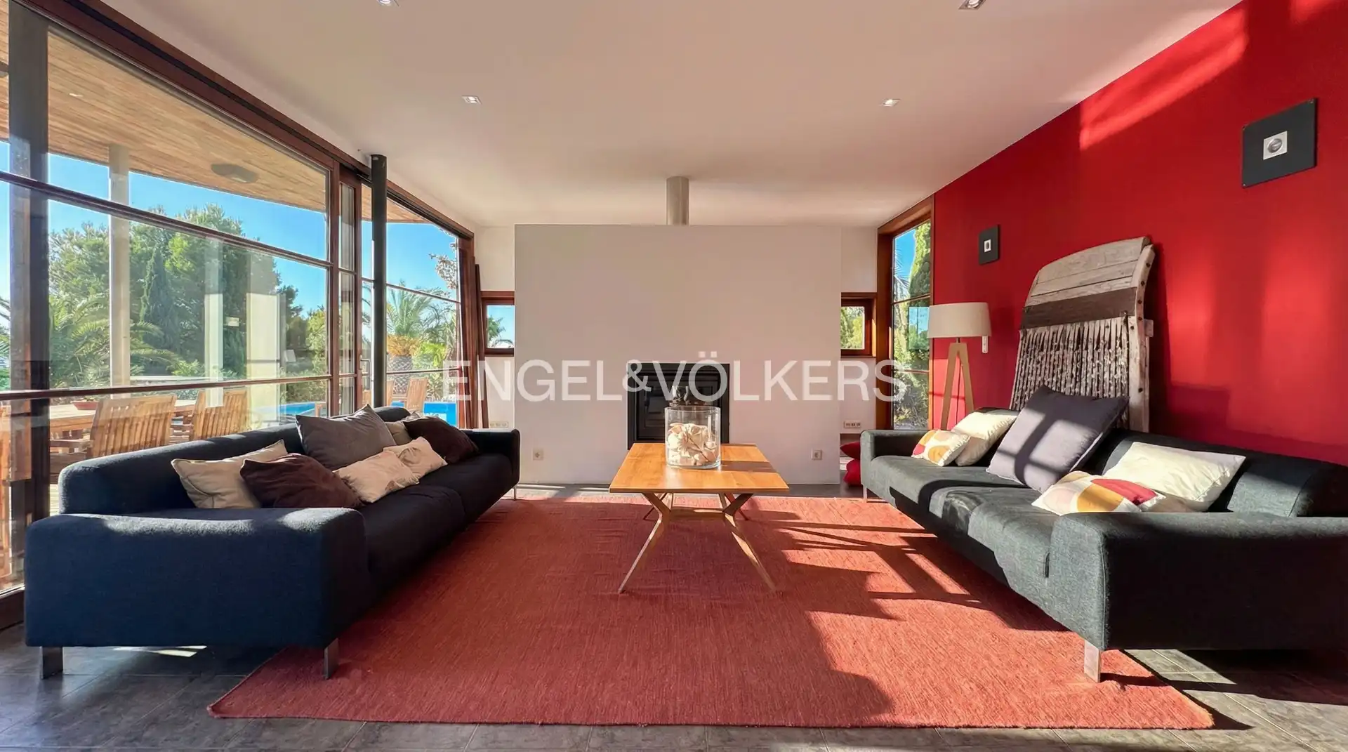 Sala de estar de Casa o chalet en venta en L'Ametlla de Mar  con Aire acondicionado, Jardín privado y Terraza