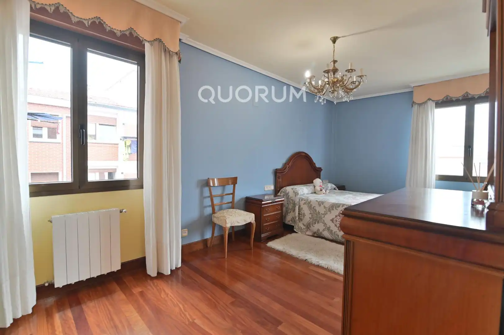 Schlafzimmer von Wohnung zum Verkauf in Bilbao  mit Heizung, Terrasse und Möbliert