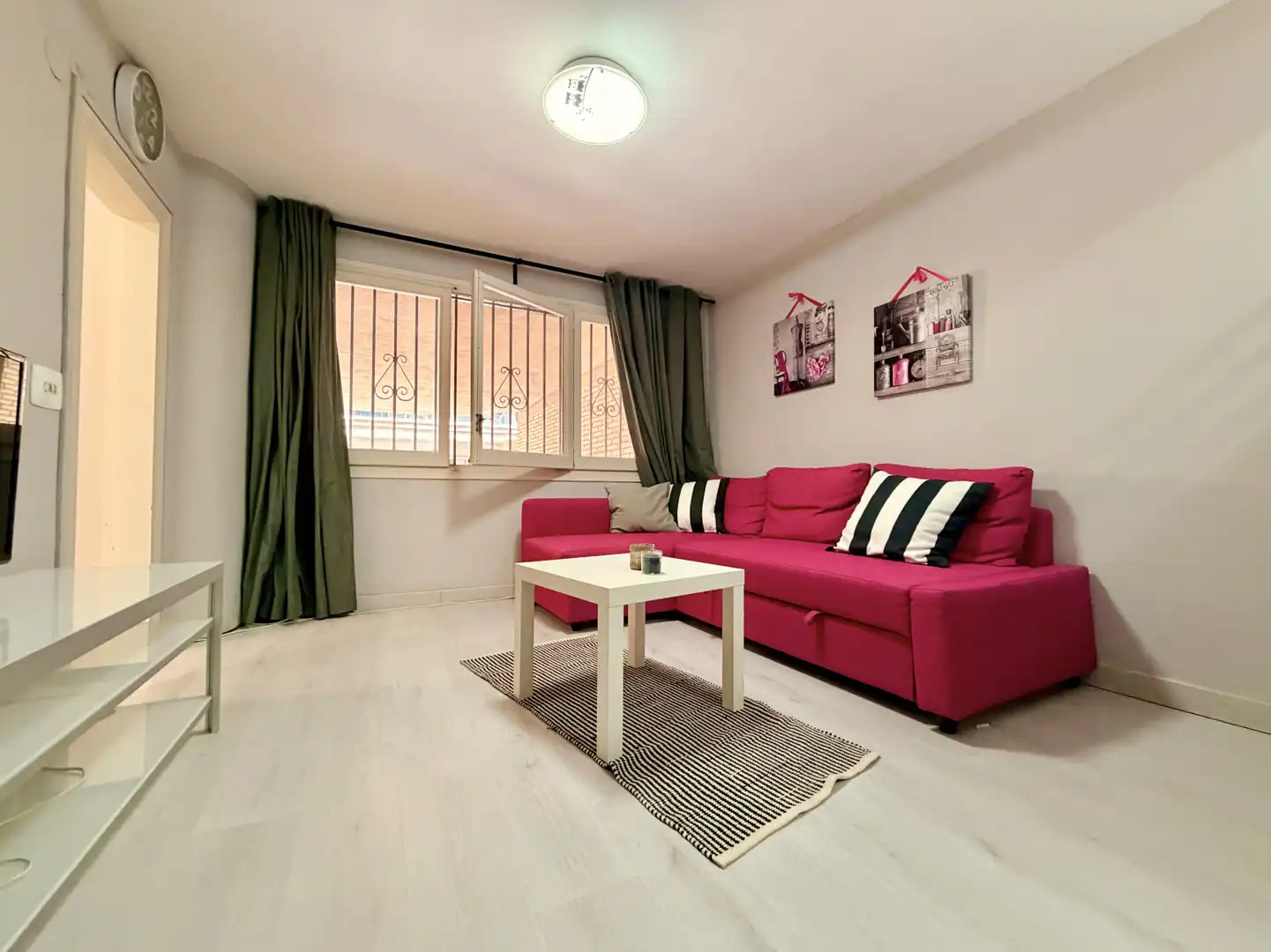 Sala de estar de Piso en venta en Calafell con Parquet