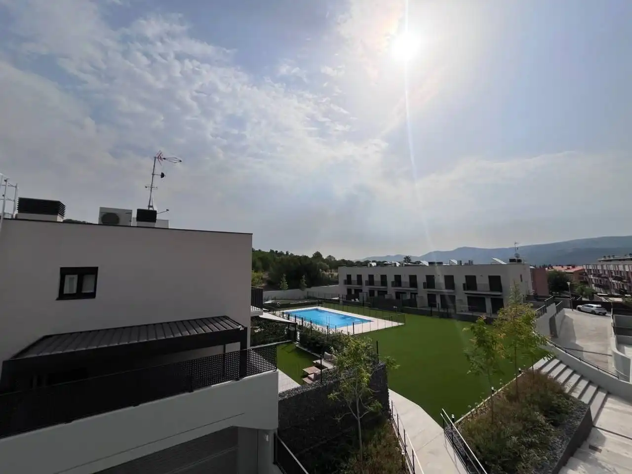 Schwimmbecken von Wohnung zur Miete in Sant Sadurní d'Anoia mit Heizung, Parkett und Terrasse