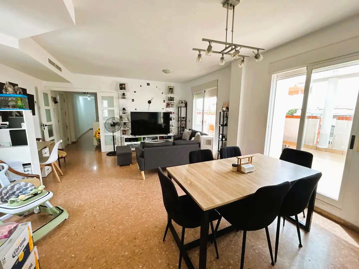 Wohnzimmer von Dachboden zum Verkauf in Bétera mit Klimaanlage, Terrasse und Gemeinschaftspool