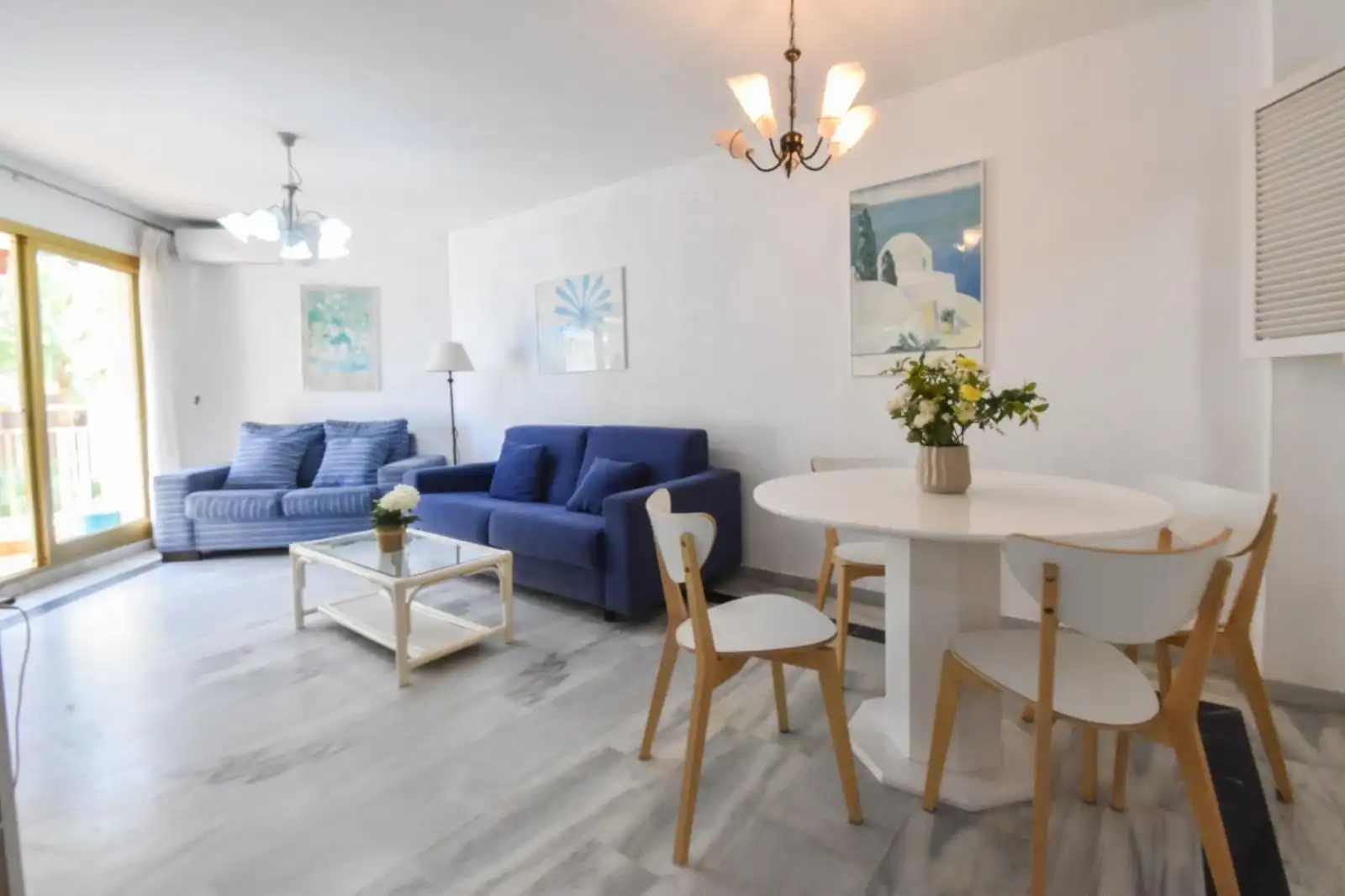 Living room of Apartments for rent in Fuengirola  with Air Conditioner, Heating and Private garden