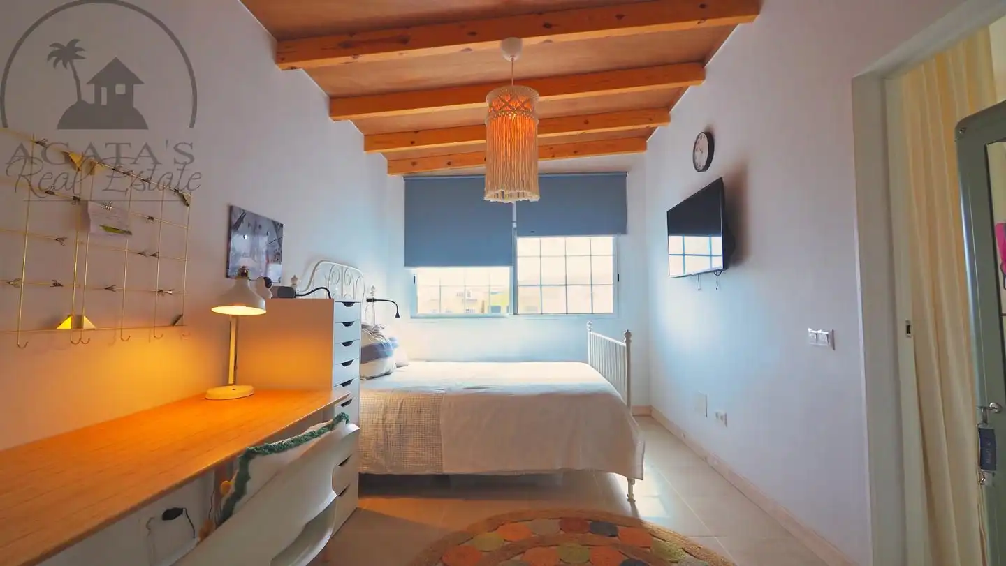 Schlafzimmer von Haus oder Chalet zur Miete in Los Silos mit Terrasse