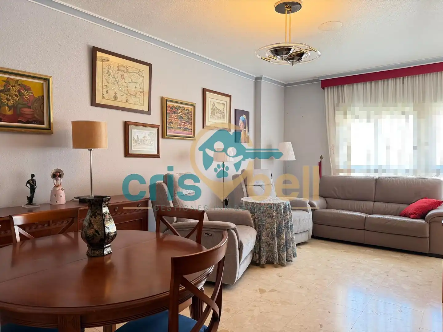Sala de estar de Piso en venta en Lorca con Aire acondicionado, Calefacción y Terraza
