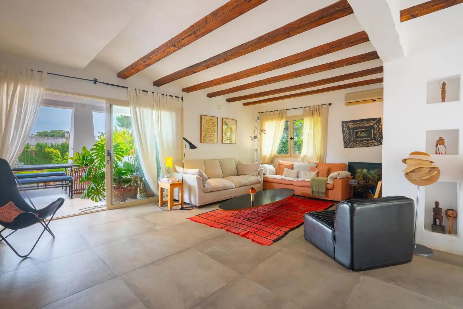 Sala d'estar de Casa o xalet en venda en Jávea / Xàbia amb Aire condicionat, Calefacció i Jardí privat