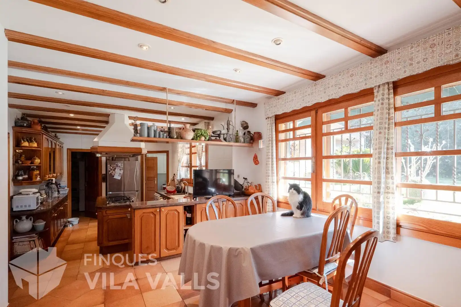 Comedor de Casa o chalet en venta en Caldes de Montbui con Aire acondicionado, Jardín privado y Terraza