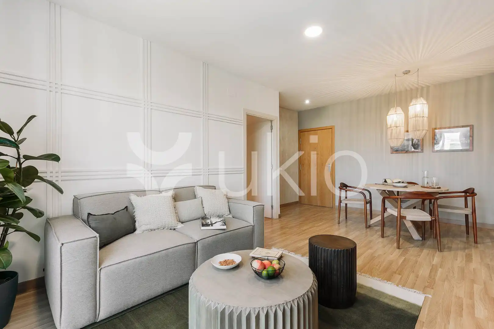 Wohnzimmer von Wohnungen zur Miete in Barcelona mit Klimaanlage, Heizung und Möbliert