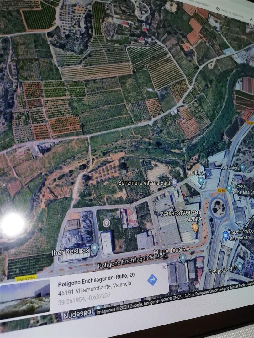 Exterior view of Industrial land for sale in Vilamarxant