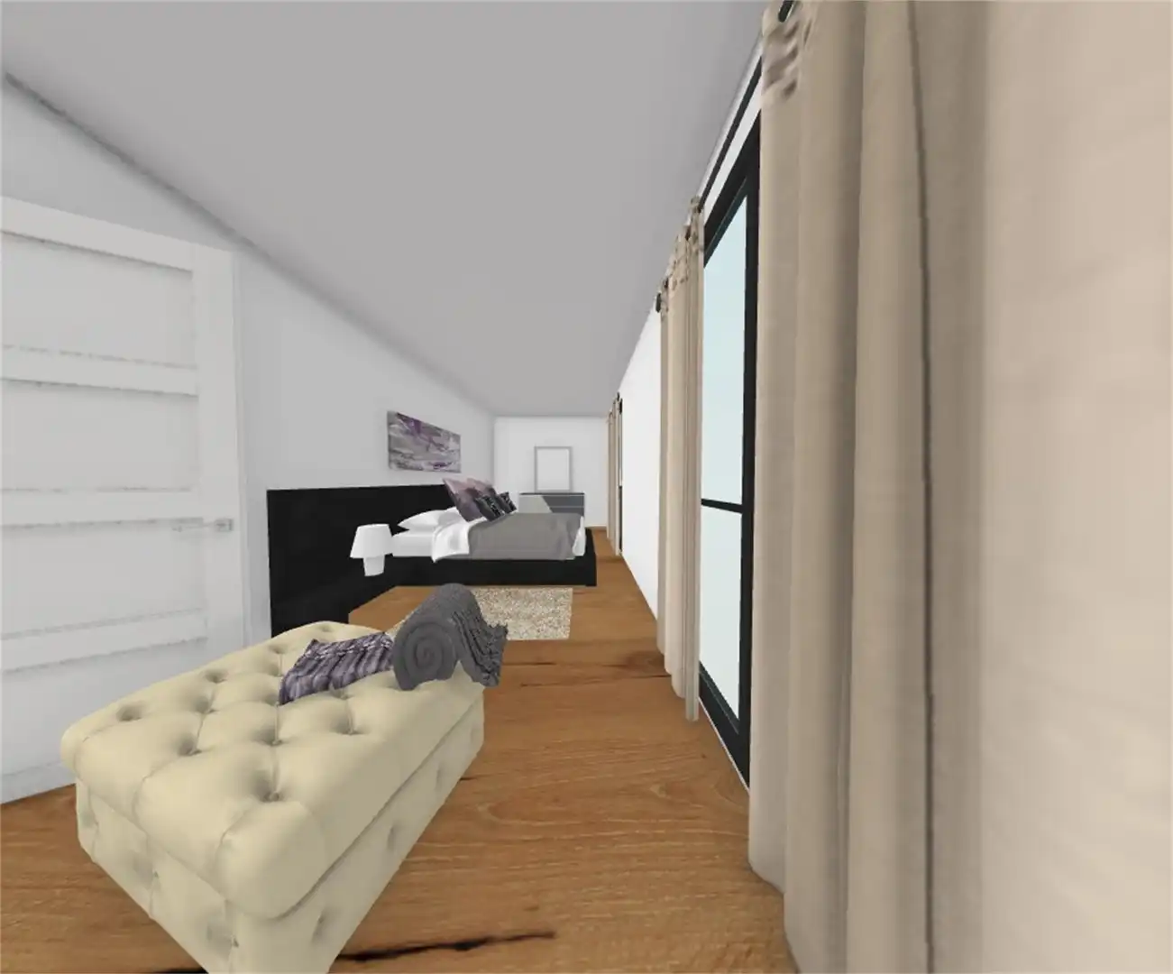 Habitación de Casa adosada en venta en Tudela de Duero