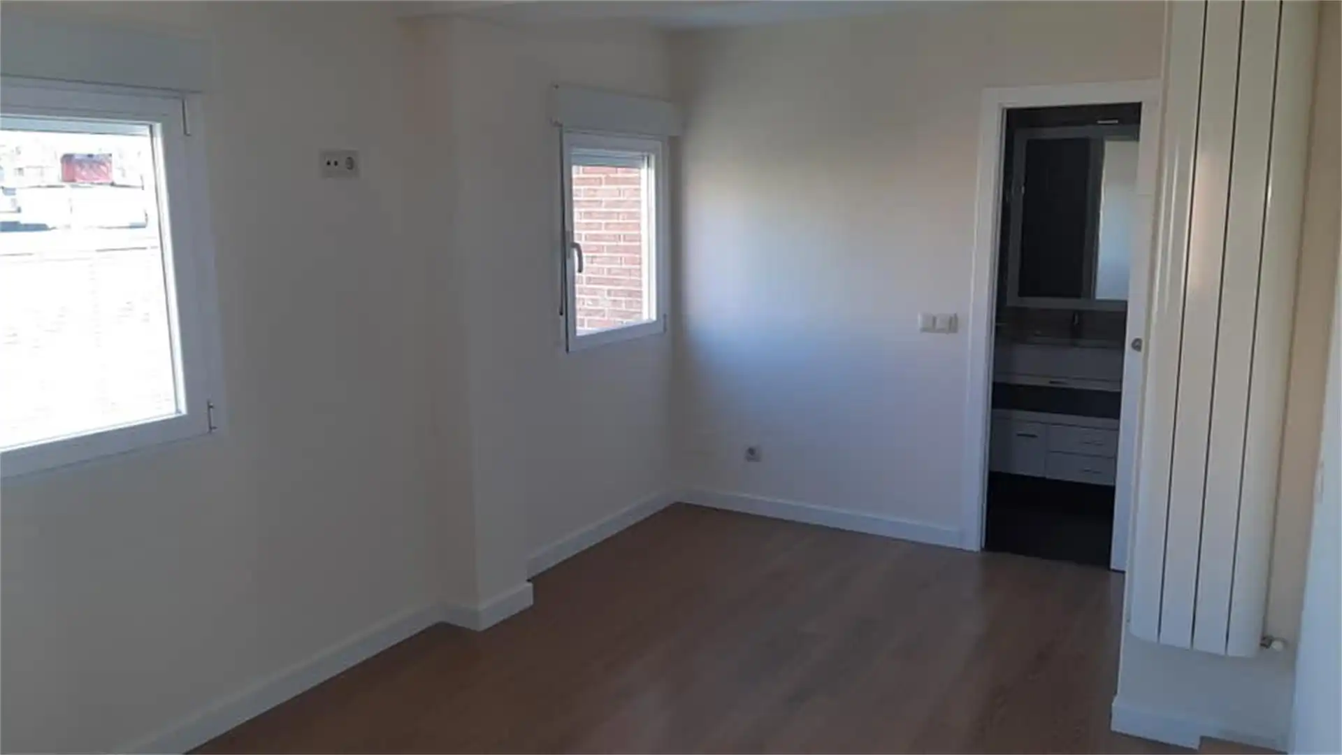 Flat for rent in Calle de Uruguay, 15, Hispanoamérica - Bernabéu Bedroom of Flat for rent in Madrid with Air Conditioner, Heating and Parquet flooring
