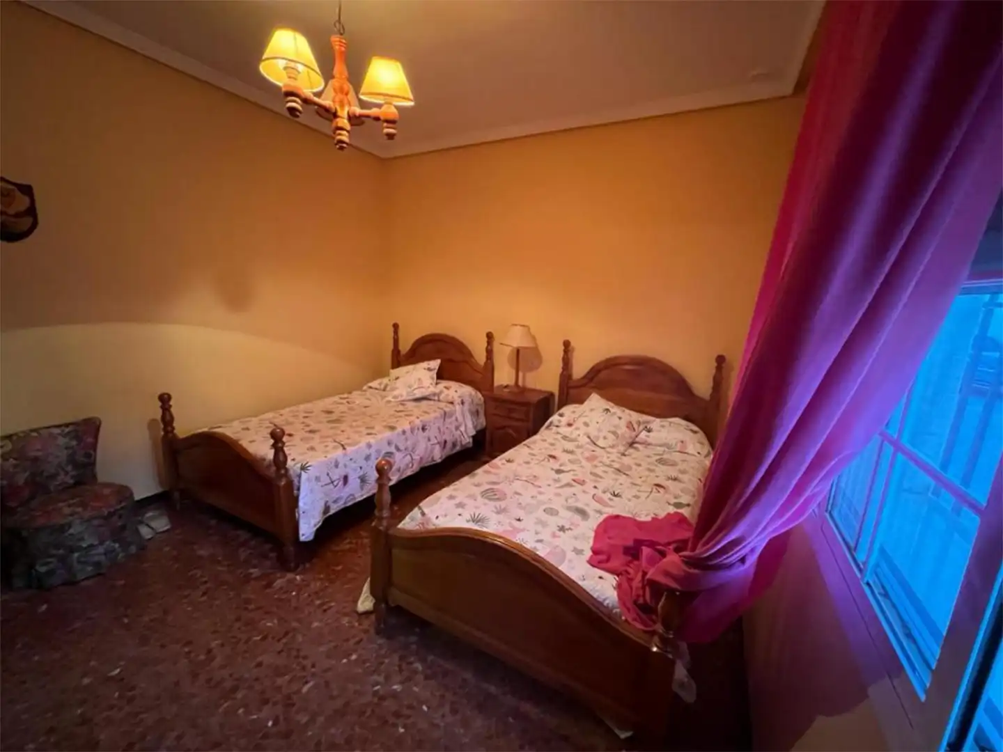 Dormitori de Casa adosada en venda en Villanueva del Río y Minas amb Aire condicionat, Calefacció i Terrassa