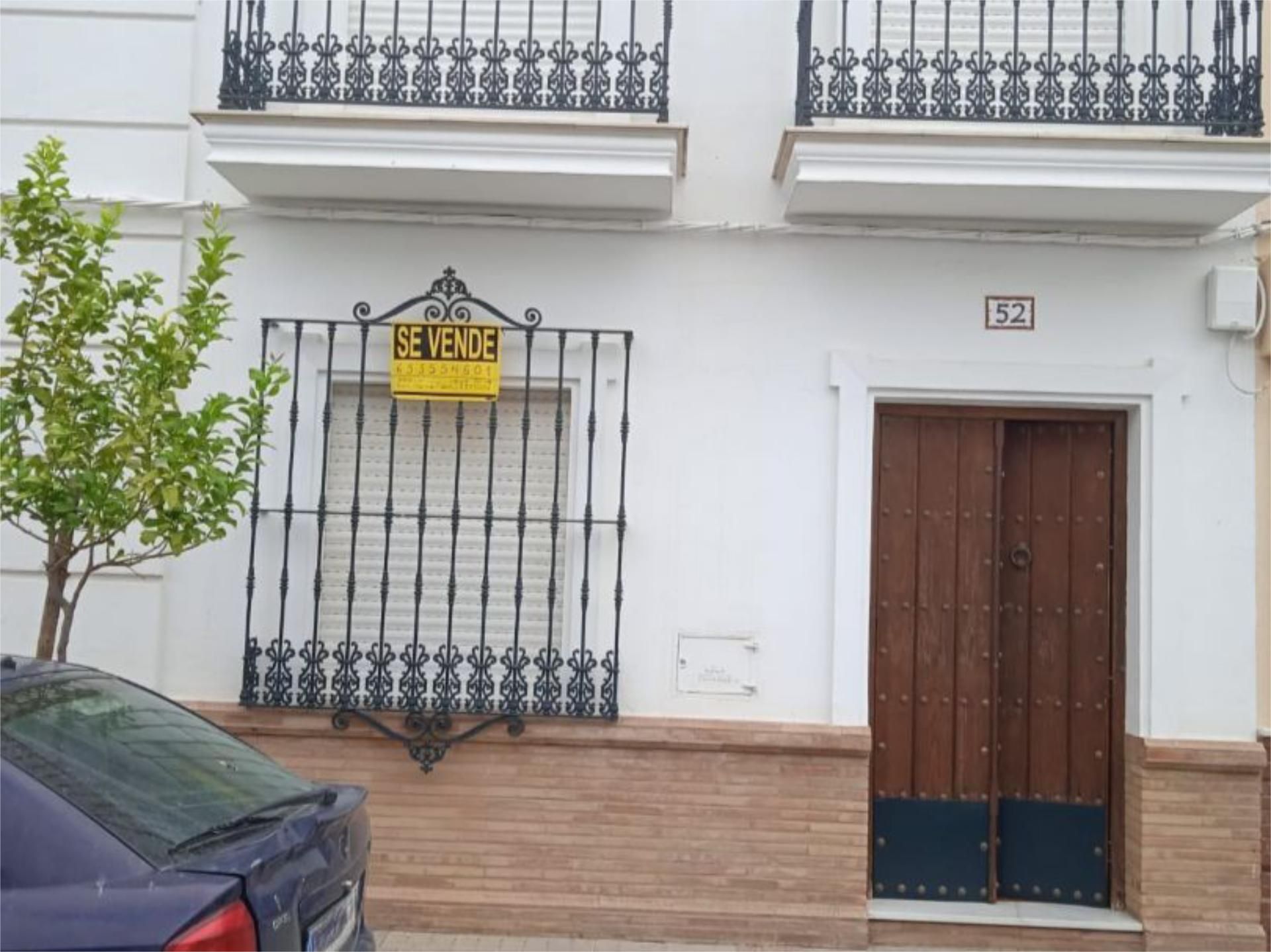 Exterior view of Single-family semi-detached for sale in Bonares  with Terrace
